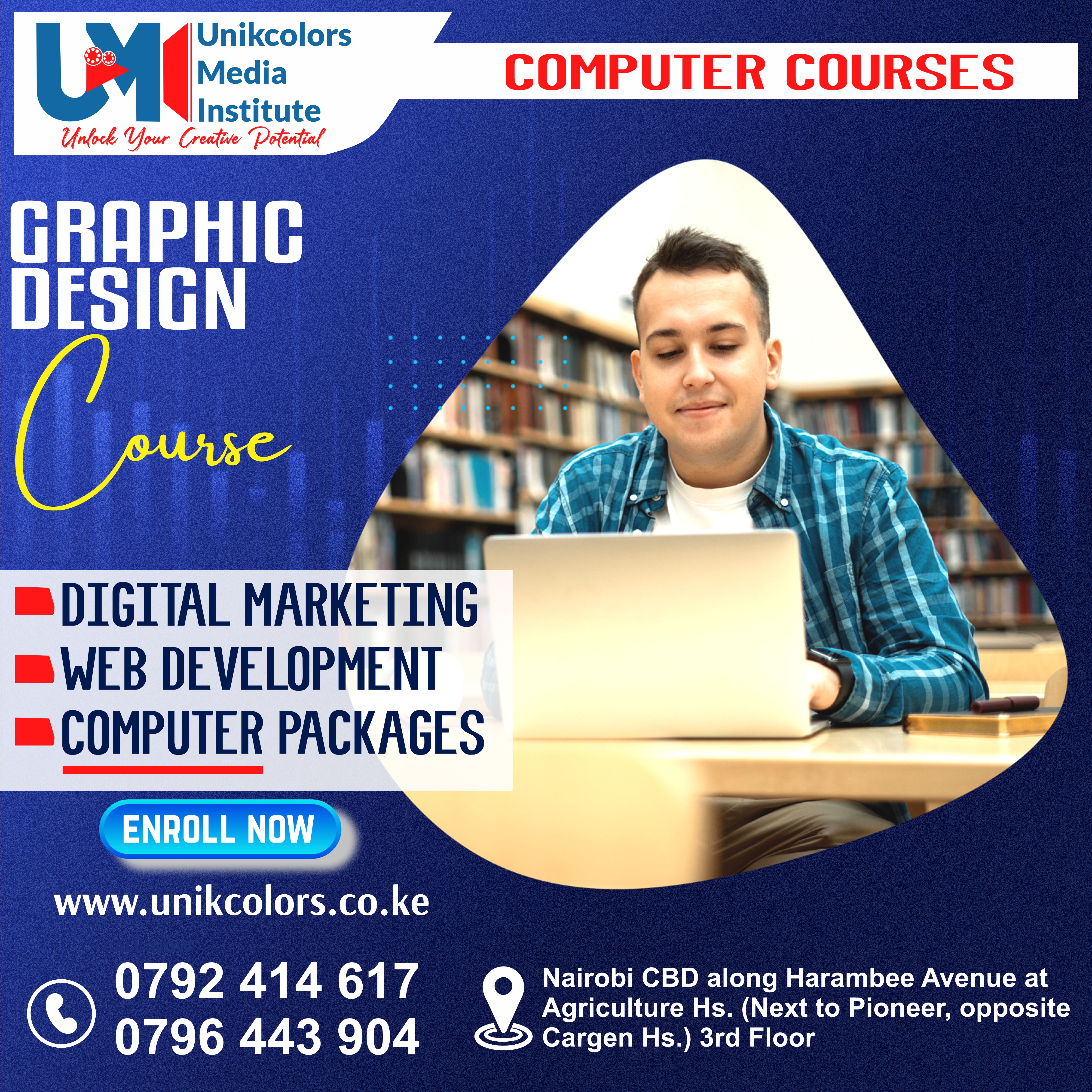 COMPUTER COURSES - DIGITAL MARKETING | GRAPHIC DESIGN | WEB DEVELOPMENT | COMPUTER PACKAGES COURSE